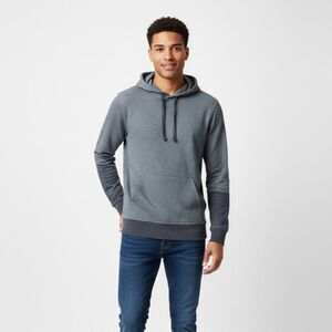 Banana Republic Men’s Blue Stripe Hoodie Size Medium